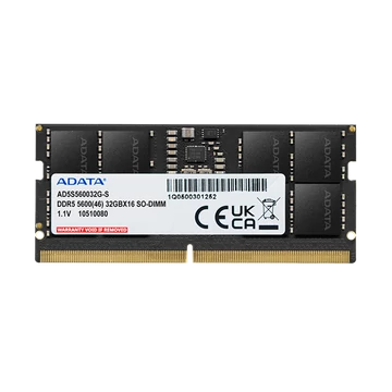ADATA Memória Notebook - 16GB DDR5 (5600MHz, CL46, 1.1V, SINGLE)