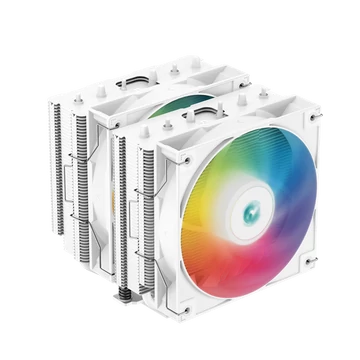 DeepCool CPU Cooler - AG400 WH ARGB (31,6 dB; max, 128,93 m3 / h; 4pin, 4 db heatpipe, 12cm, PWM, A-RGB LED, fehér)