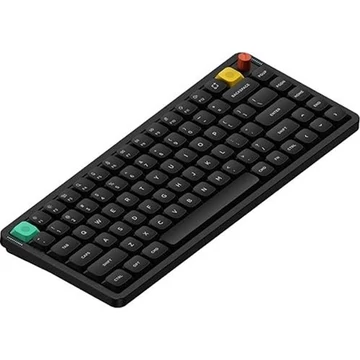 NuPhy Air75 V3 Bluetooth / vezeték nélküli magyar Gateron Blush nano mechanikus billentyűzet fekete