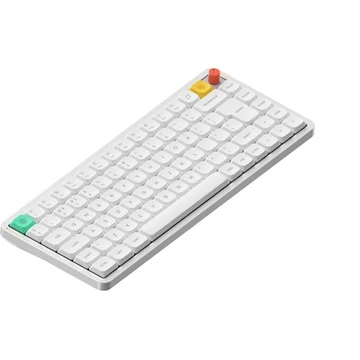 NuPhy Air75 V3 Bluetooth / vezeték nélküli magyar Gateron Red nano mechanikus billentyűzet fehér