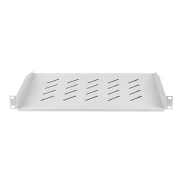 LANBERG AK-1008-S Lanberg polc 19 rack szekrényhez 450/600//800mm (1U, 483x315mm, teherbírás 20k