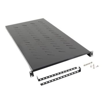 LANBERG 19 fixed shelf 1U/483x900mm max load capacity up to 25kg black
