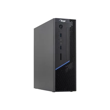 AKYGA SFF Case AK-202-01BK 2x USB 3.0 card reader MMC SD black w/o PSU