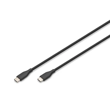2M USB-C TO USB-C CABLE BLACK SILICONE60W POWER DELIVERY