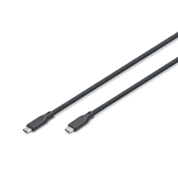 0.5M USB-C CABLE 10GBPS BLACK SILICON USB 3.2 GEN2/10G/4K/100W