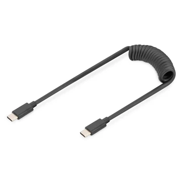 1M USB SPRING CABLE TPU USB 2.0 PD60W MAX USB A -C