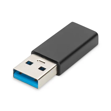 USB TYPE-C ADAPTER TYPE A TO C M/F 3A 5GB BLACK