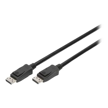ASM AK-340106-020-S Cable DisplayPort 8K 30Hz UHD Typ DP/DP M/M with interlock black 2m