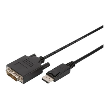 ASM AK-340306-030-S Cable Displayport w/interlock 1080p 60Hz FHD Type DP/DVI-D (24+1) M/M black 3m