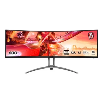 AOC AG493UCX2 49inch Curved VA 32:9 DQHD 5120x1440 165Hz 550 cd/m2 1ms HDMI2.0x3 DP USB type C with DO USB3.2x3