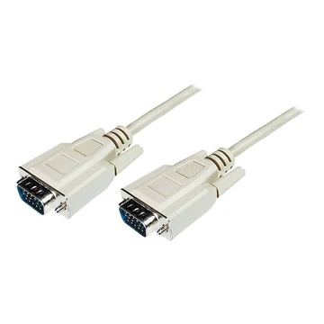 ASM AK-310100-018-E Cable VGA 1080p 60Hz FHD Type DSUB15/DSUB15 M/M grey 1,8m