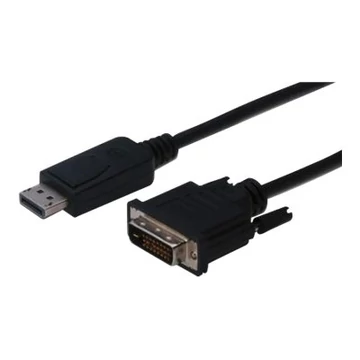 ASM AK-340301-050-S ASSMANN Displayport 1.1a Adapter Cable DP M(plug)/DVI-D (24+1) M(plug) 5m black