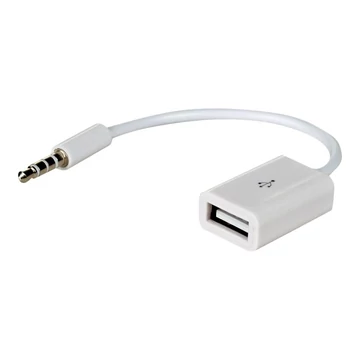 AKY AK-AD-24 Akyga Cable adapter 15cm USB-AF / MiniJack-M AK-AD-24