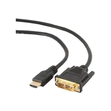 GEMBIRD CC-HDMI-DVI-6 HDMI DVI apa-apa kábel aranyozott csatlakozóval 1.8m bulk