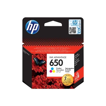 HP 650 color tintapatron