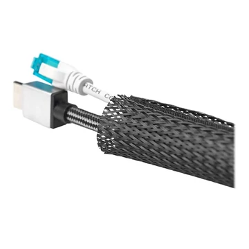 DIGITUS Cable Sock color black 2m