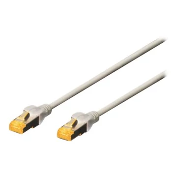 DIGITUS patch cable CAT6A 1.0m grey LSOH 4x2 AWG 26/7 twisted pair 2xRJ45 grey