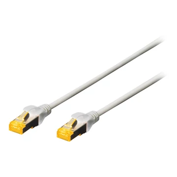 DIGITUS CAT 6A S-FTP patch cable Cu LSZH AWG 26/7 length 15m color grey