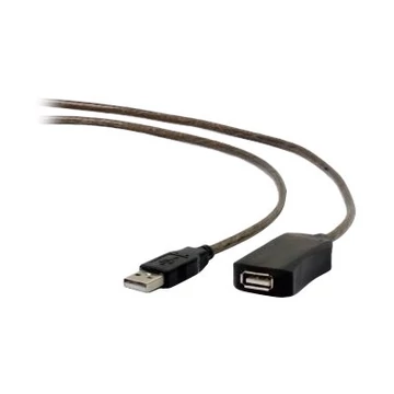 GEMBIRD UAE-01-5M Gembird USB 2.0 aktív hosszabbító kábel, 5m