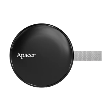 Apacer Külső SSD 512GB - AS725 (USB3.2 Type C, R / W: 1000 MB / s, MagSafe, fekete)
