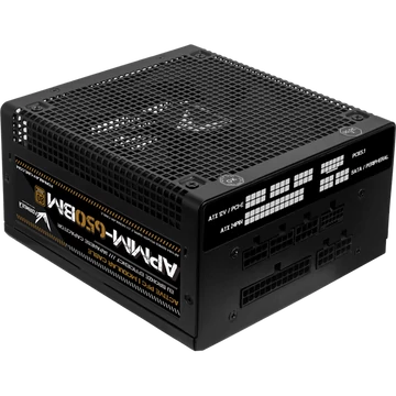 Formula Tápegység 650W - APMM-650BM (80 Plus Bronze, ATX3.1 / PCIe 5.1, Aktív PFC, 14cm, Full Moduláris)