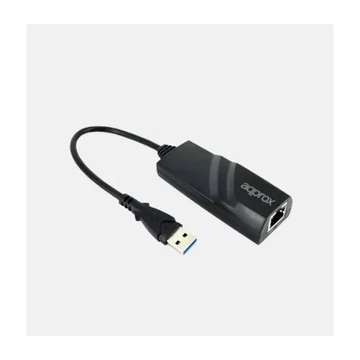 APPROX Kábel átalakító - USB3.0 to RJ45 (10 / 100 / 1000) Fekete