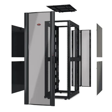 NETSHELTER SX 48U 750MMX1200MM W/D ENCLOSURE NO DOORS BLACK