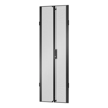 NETSHELTER SX GEN2 42U 600MM WIDE PERFORATED SPLIT DOORS BLAC