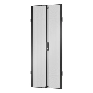 NETSHELTER SX GEN2 42U 750MM WIDE PERFORATED SPLIT DOORS BLAC