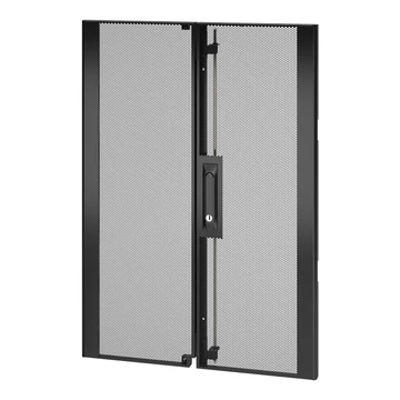 NETSHELTER SX 18U 600MM WIDE PERFORATED SPLIT DOORS BLACK