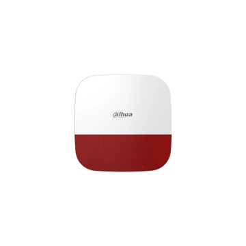 Dahua Vezeték nélküli kültéri sziréna - AirShield ARA13-W2 Piros (IP65; 110dB; LED; 868MHz, AES128, 12VDC + Akku; Mabisz)