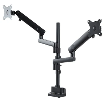 DESK MOUNT DUAL MONITOR ARM .