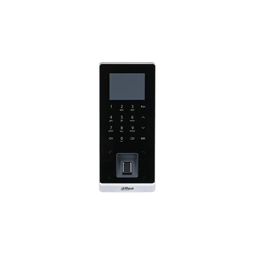 Dahua beléptető vezérlő - ASI2212H-DW (LCD kijelző, IC / ID card + kód + ujjlenyomat, RS-485 / Wiegand / RJ45, I / O)