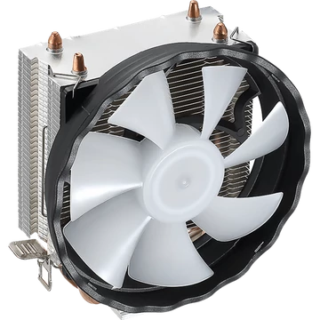 Formula CPU Cooler - Astral FRPW 2P (17-34dB, 4pin csatlakozó, 2 db heatpipe, 9cm, FRGB)