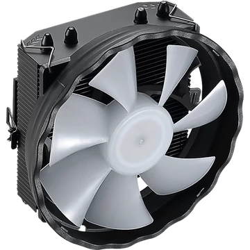 Formula CPU Cooler - Astral Plus FRPW 4P (17-34dB, 4pin csatlakozó, 4 db heatpipe, 9cm, PWM, FRGB)