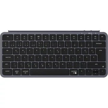 Keychron B1 Pro Bluetooth / vezeték nélküli magyar Scissor Switch mechanikus billentyűzet fekete-szürke