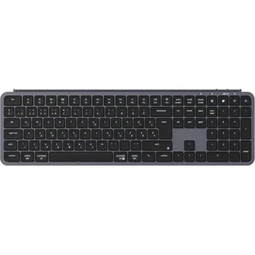 Keychron B6 Pro Bluetooth / vezeték nélküli magyar Scissor Switch mechanikus billentyűzet fekete-szürke