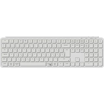 Keychron B6 Pro Bluetooth / vezeték nélküli / USB magyar Scissor Switch mechanikus billentyűzet fehér