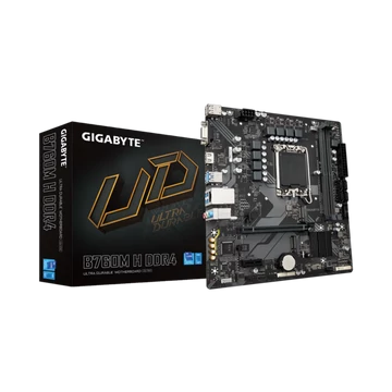 GIGABYTE Alaplap S1700 B760M H DDR4 INTEL B760, ATX