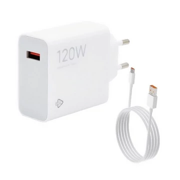 Xiaomi 120W univerzális hálózati töltő adapter fehér