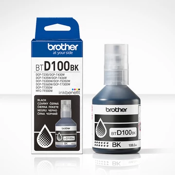 Brother BTD100BK Tintatartály Black 108 ml 7.500 oldal kapacitás Brother
