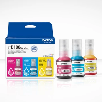 Brother BTD100CLVAL Tintatartály csomag CMY 3*48,8ml Brother