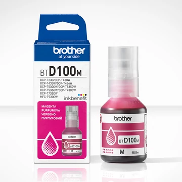 Brother BTD100M Tintatartály Magenta 48,8 ml 5.000 oldal kapacitás Brother