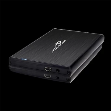 Advance Külső HDD / SSD Ház 2.5" - STEELDISK 2.5" (USB-A3.0 to SATA, fekete)