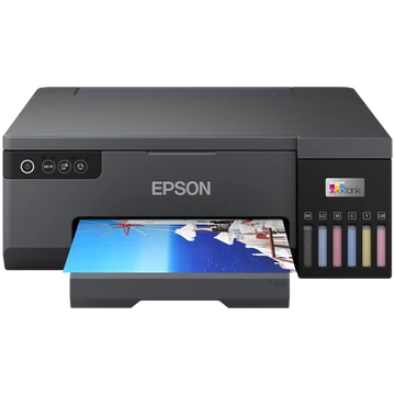 EPSON Tintasugaras nyomtató - EcoTank L8050 (A4, színes, 5760x1440 DPI, 25 lap / perc, USB / Wifi / Wifi Direct)