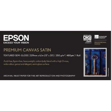 Epson szatén tekercspapír 13 x 6,1m 350g/m2 Epson