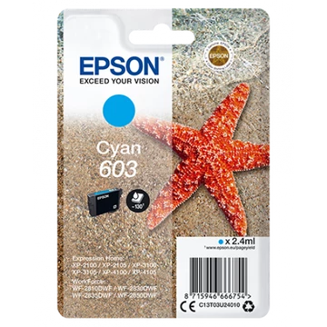 Epson T03U2 Tintapatron Cyan 2,4ml No.603 Epson