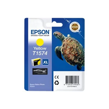 EPSON T1574 ink cartridge yellow standard capacity 1-pack blister without alarm