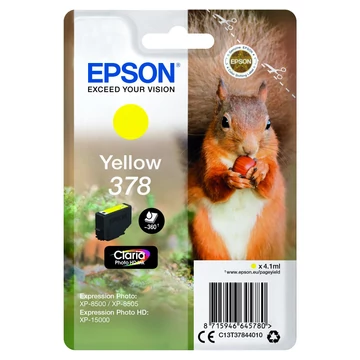 Epson T3784 Tintapatron Yellow 4,1ml No.378 Epson
