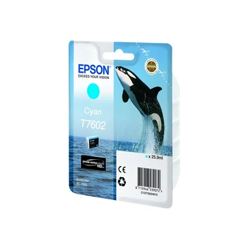 EPSON T7602 ink cartridge cyan high capacity 25 9ml 2196 pages 1-pack